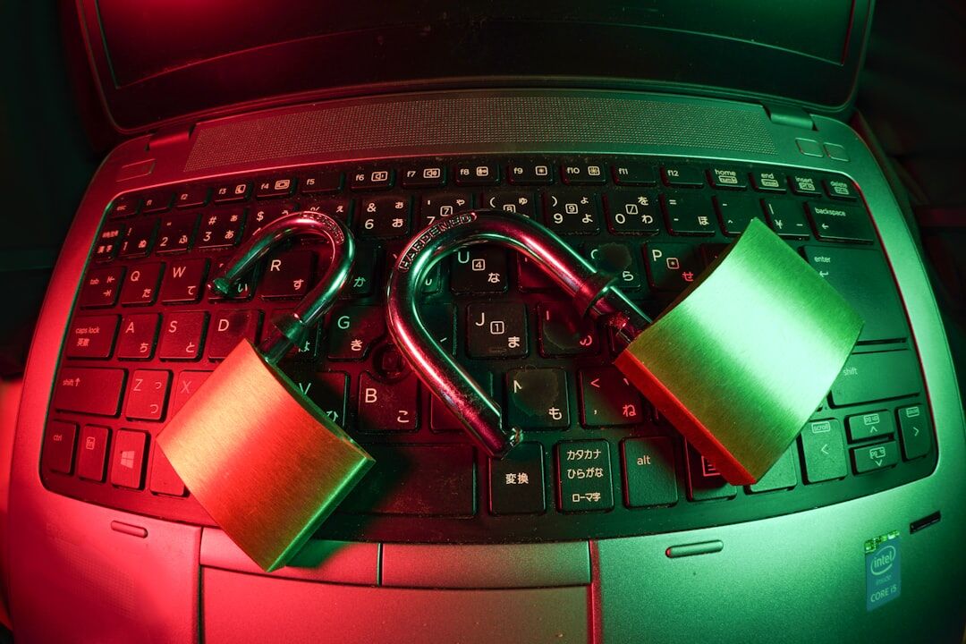 Cybersecurity lock digital protection